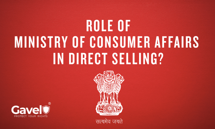What is the Role of the Ministry of Consumer Affairs in Direct Selling?