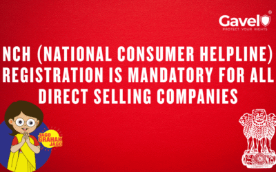 NCH (National Consumer Helpline) registration is mandatory for all direct selling companies