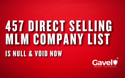 457 Direct Selling MLM Company list is Null & void now