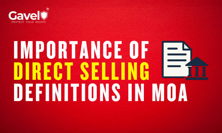 Importance of Direct Selling Definitions in MOA Main Objects